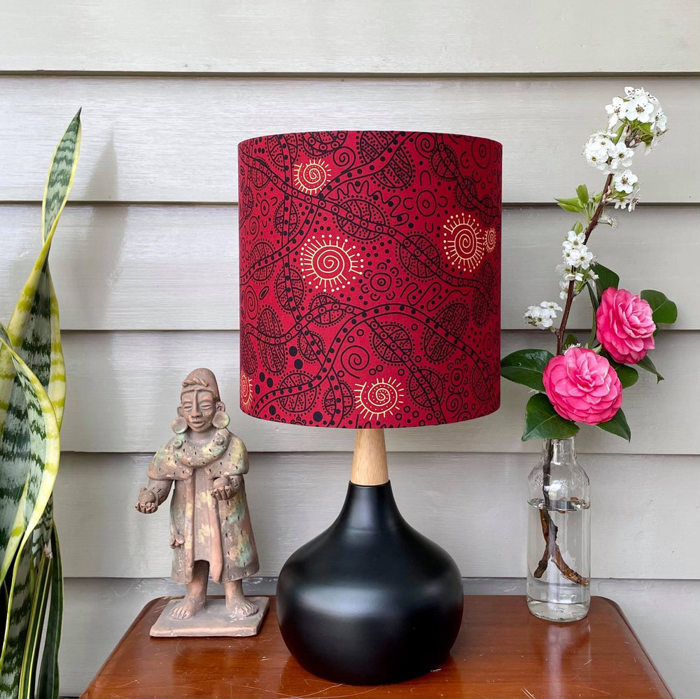 
                  
                    Bush Tucker Red Lampshade
                  
                