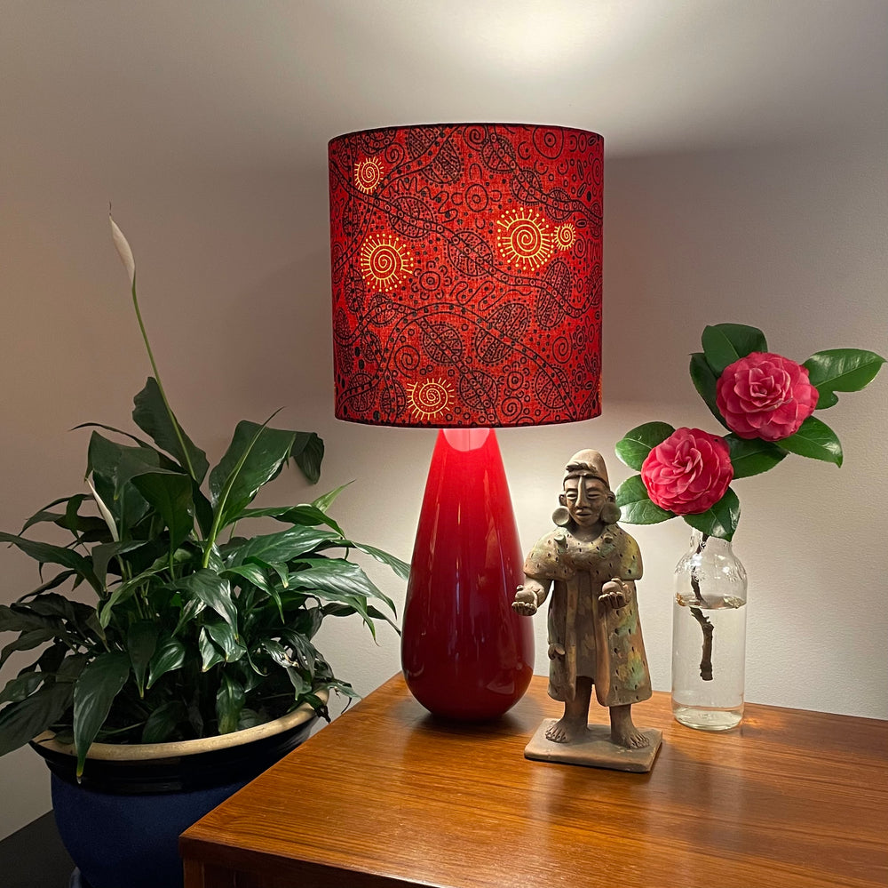 
                  
                    Bush Tucker Red Lampshade
                  
                