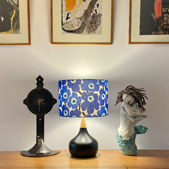 
                  
                    Marimekko Mini Blue Lampshade
                  
                